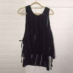 Creatures of comfort apron blouse coverup